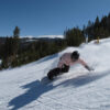 Snowboarder à Vel Cenis