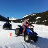 Cours de quad sur neige