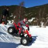 Piloter un quad sur la neige