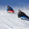 Sensations fortes et fou rire garantis en airboard sur les pistes enneigées !
