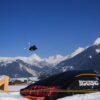 Saut ski freestyle effectue par un adolescent grace à la colo Neige et Soleil