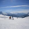 Photo paysage station de ski