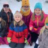 Photo de groupe après ski