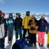 Photo de groupe ski ados