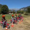 seance de motocross encadre par la FFM à la colo de Bramans
