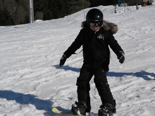 Stage de snowboard - Colonie de vacances enfants - Savoie