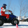 Quad sur neige pour enfants à Val Cenis en Savoie avec Neige et Soleil, organisateur de colonies de vacances