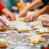 Groupe d'enfants en atelier cuisine