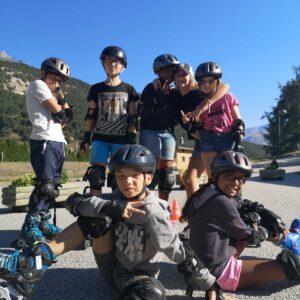 Activité roller dans le village-club