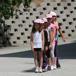 Ateliers de danse pendant une colonie de vacances en Savoie.