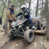 Activité quad dans la forêt