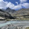 Lac des Evettes dans les Alpes
